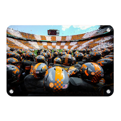 Tennessee Volunteers - Running onto the Field TN - College Wall Art #Metal