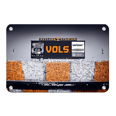 Tennessee Volunteers - Final Score UT vs. FL Checkerboard - College Wall Art #Metal