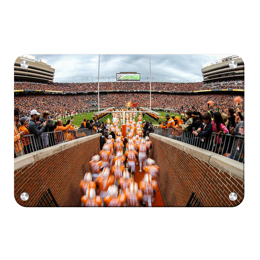 Tennessee Volunteers - Running Onto the Field 2016 - College Wall Art #Canvas
