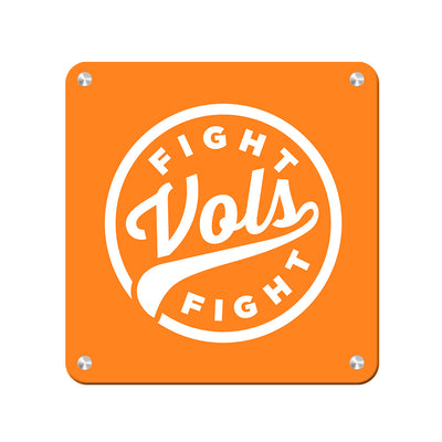 Tennessee Volunteers - Fight Vols Fight Orange - College Wall Art #Metal