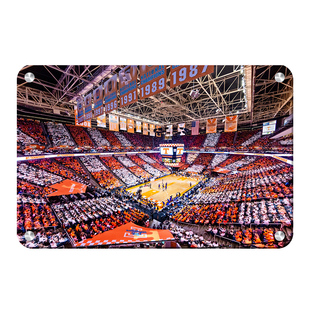 Tennessee Volunteers - Checkerboard Thompson-Boling #1 Tennessee - College Wall Art #Canvas