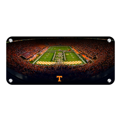 Tennessee Volunteers - Tennessee T Pano - College Wall Art #Metal