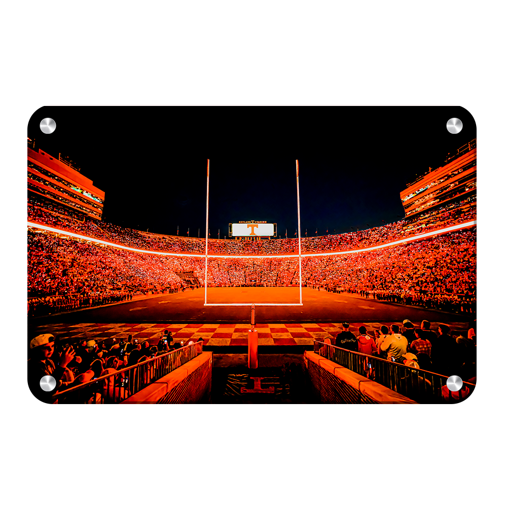 Tennessee Volunteers - Light Up Neyland - College Wall Art #Canvas