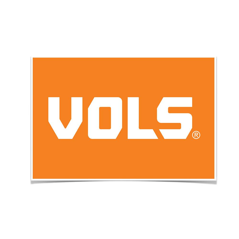 Tennessee Volunteers - VOLS Orange - College Wall Art #Canvas
