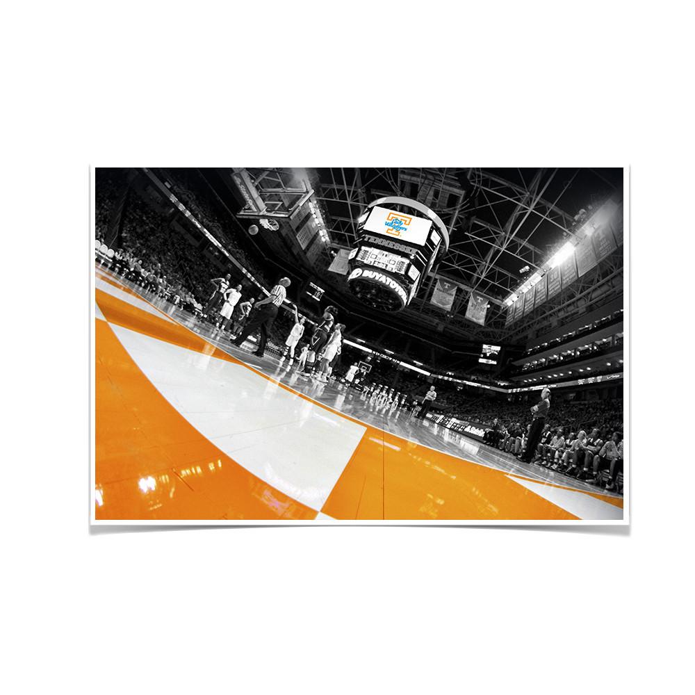 Tennessee Volunteers - Lady Vol Swish - College Wall Art #Canvas