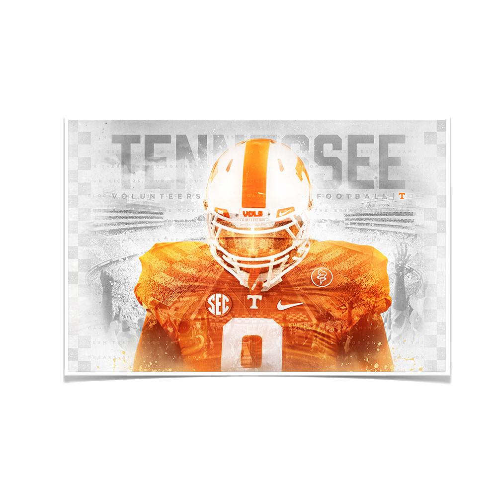 Tennessee Volunteers - Checker Vol - College Wall Art #Canvas