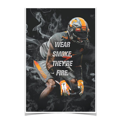 Tennessee Volunteers - Wear Smoke - College Wall Art #Poster