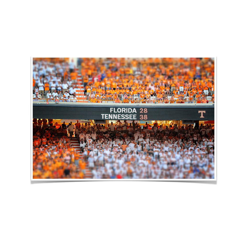 Tennessee Volunteers - Final Score UT vs. FL - College Wall Art #Canvas