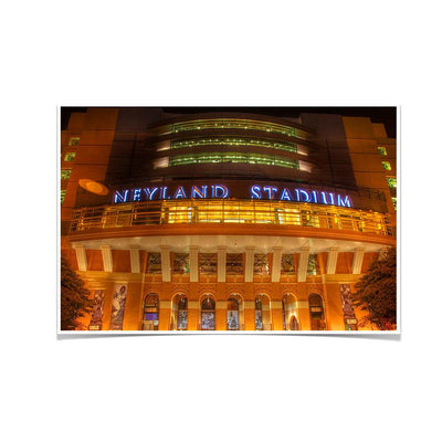 Tennessee Volunteers - Neon Neyland - College Wall Art #Poster