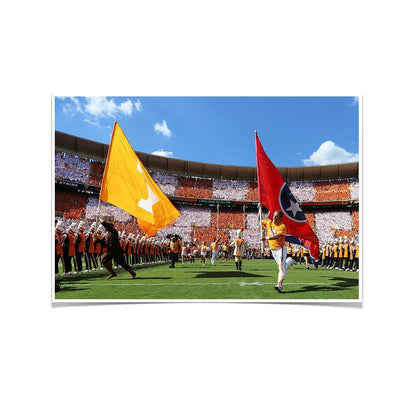 Tennessee Volunteers - Tennessee Checkerboard Neyland - College Wall Art #Poster