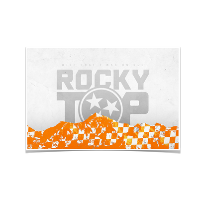 Tennessee Volunteers - On Ole Rocky Top - College Wall Art #Poster