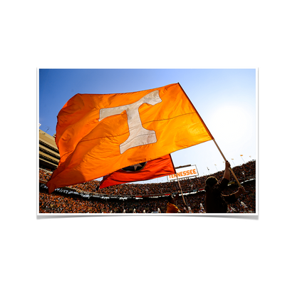 Tennessee Volunteers - T Flags - College Wall Art #Poster