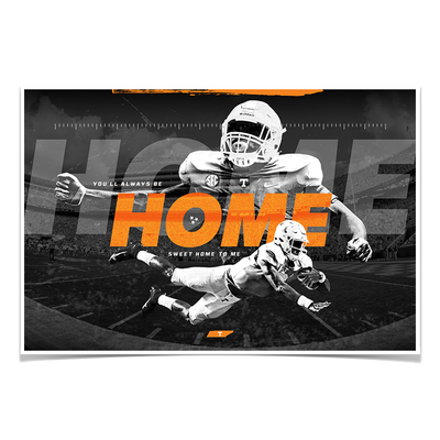 Tennessee Volunteers - Home - College Wall Art #Poster