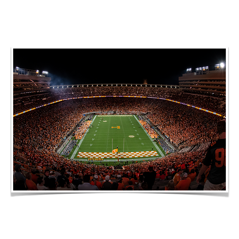 Tennessee Volunteers - Touchdown Tennessee - College Wall Art #Canvas