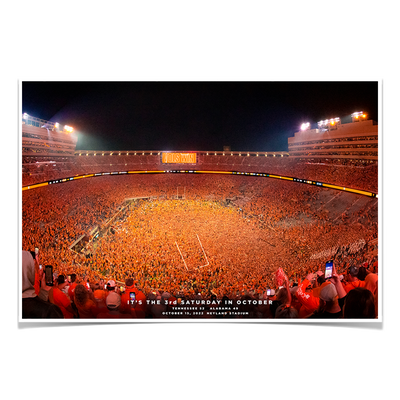Tennessee Volunteers - Tennessee Storms the Field - College Wall Art #Poster