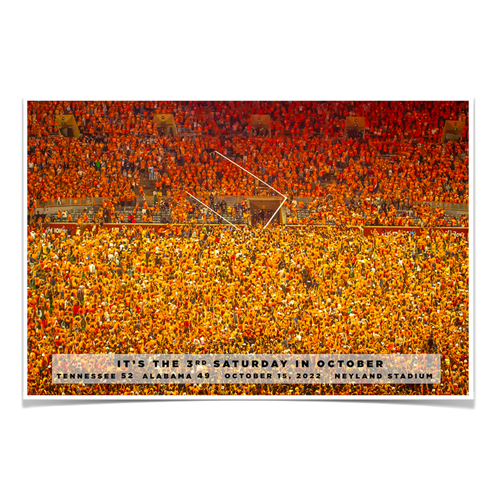 Tennessee Volunteers - Goal Post is Coming Down - College Wall Art #Canvas