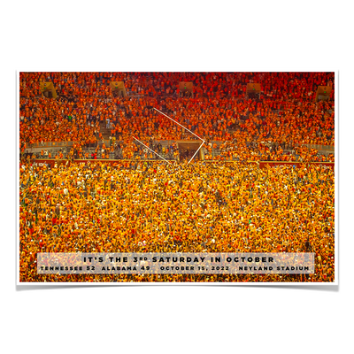 Tennessee Volunteers - Goal Post is Coming Down - College Wall Art #Poster