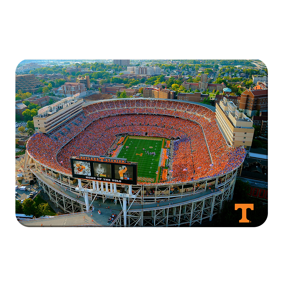 Tennessee Volunteers - Aerial Neyland Stadium - College Wall Art #Canvas