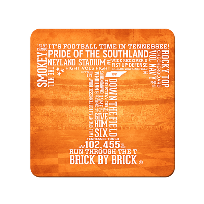 Tennessee Volunteers - Powered by the T - College Wall Art #PVC