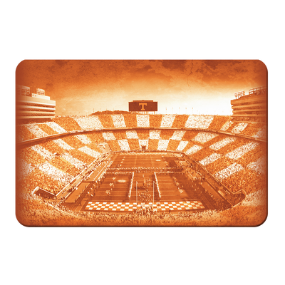 Tennessee Volunteers - Antique Neyland Checkerboard - College Wall Art #PVC