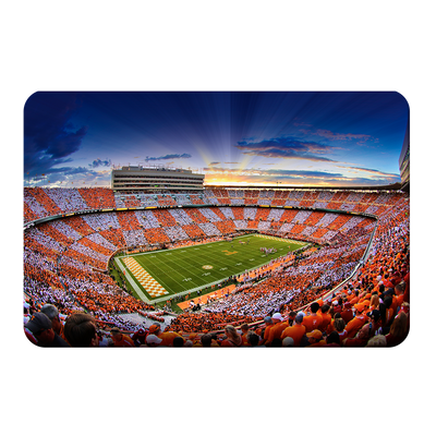 Tennessee Volunteers - Checkerboard Sunset - College Wall Art #PVC