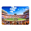 Tennessee Volunteers - Reverse Checkerboard Running thru the T - College Wall Art #PVC