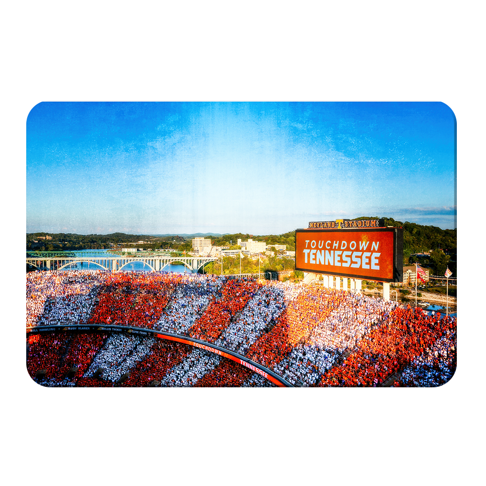 Tennessee Volunteers - Touchdown Tennessee Retro - College Wall  Art #Canvas