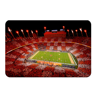 Tennessee Volunteers - Welcome To Checkerboard Neyland Stadium - College Wall Art #PVC