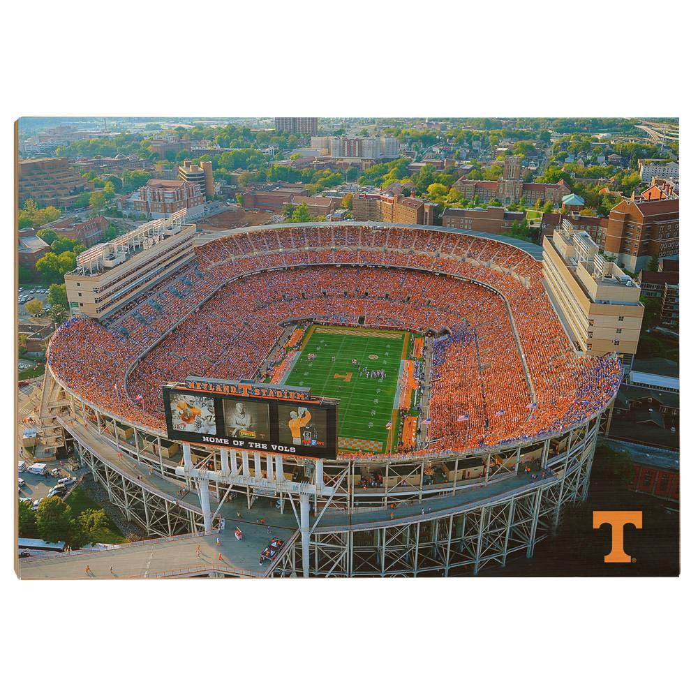 Tennessee Volunteers - Aerial Neyland Stadium - College Wall Art #Canvas