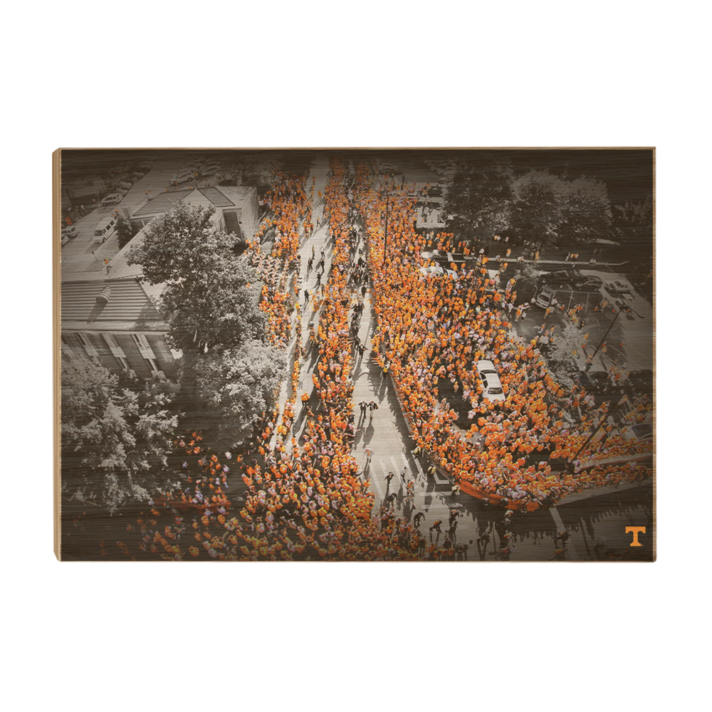 Tennessee Volunteers - Vol Walk - College Wall Art #Canvas