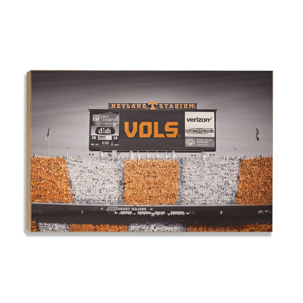 Tennessee Volunteers - Final Score UT vs. FL Checkerboard - College Wall Art #Canvas