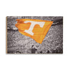 Tennessee Volunteers - Smokey Flag - College Wall Art #Wood