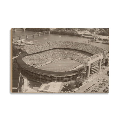 Tennessee Volunteers - Neyland Stadium 1970's - College Wall Art #Wood