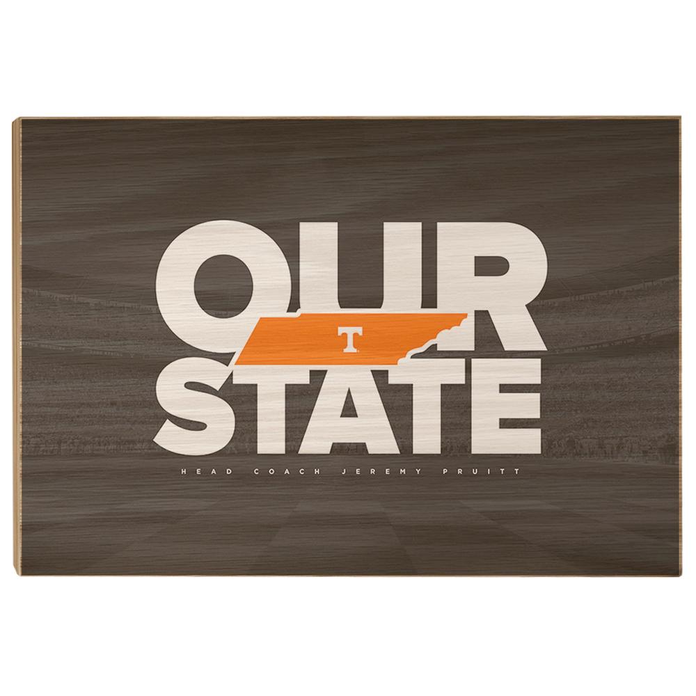 Tennessee Volunteers - Our State - College Wall Art #Canvas
