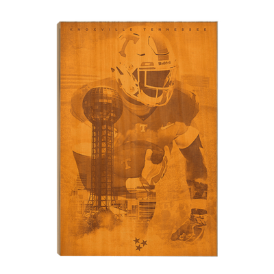 Tennessee Volunteers - Knoxville TN - College Wall Art #Wood