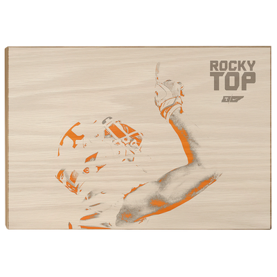 Tennessee Volunteers - One Rocky Top White - College Wall Art #Wood