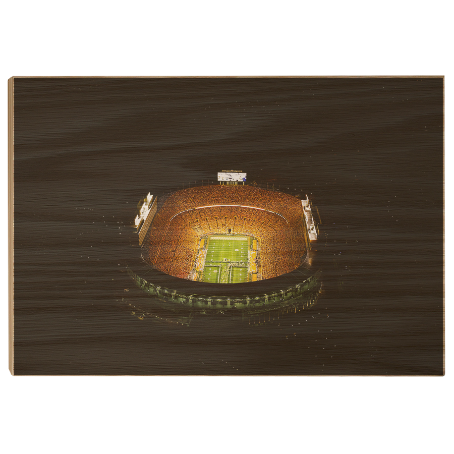 Tennessee Volunteers - Aerial Running Thru the T - College Wall Art #Canvas