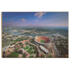 Tennessee Volunteers - Aerial Neyland on the Tennessee River - College Wall Art #Wood