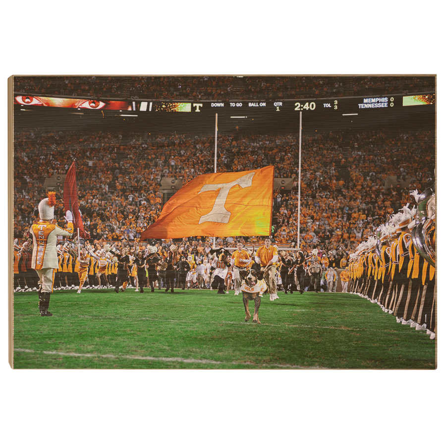 Tennessee Volunteers - Eyes on Tennessee - College Wall Art #Canvas