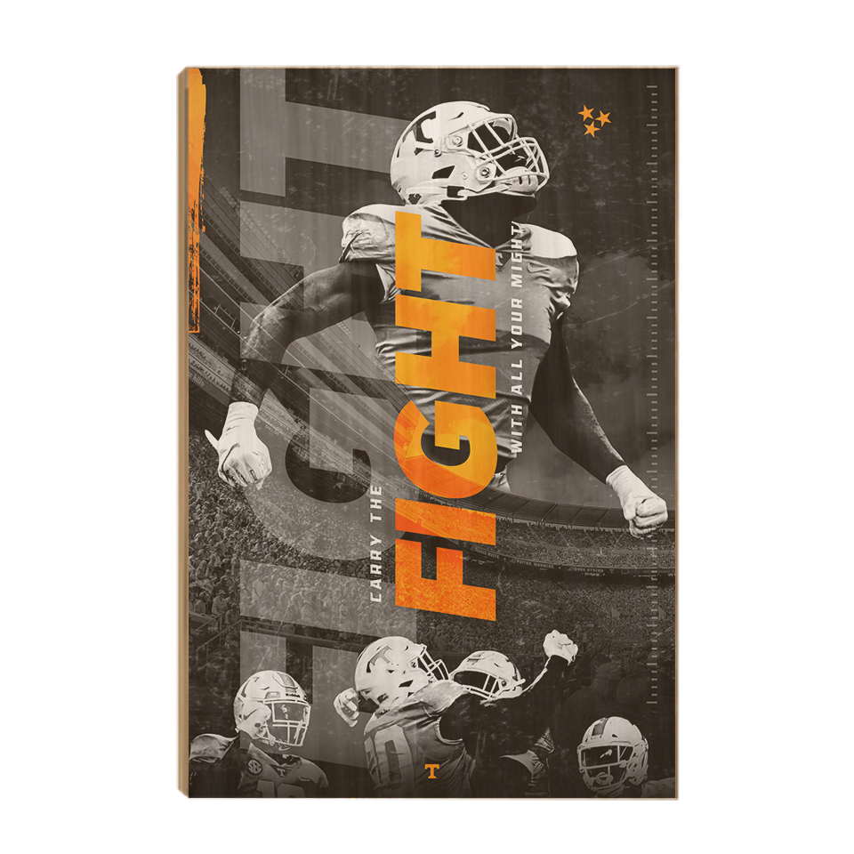 Tennessee Volunteers - Fight - College Wall Art #Canvas