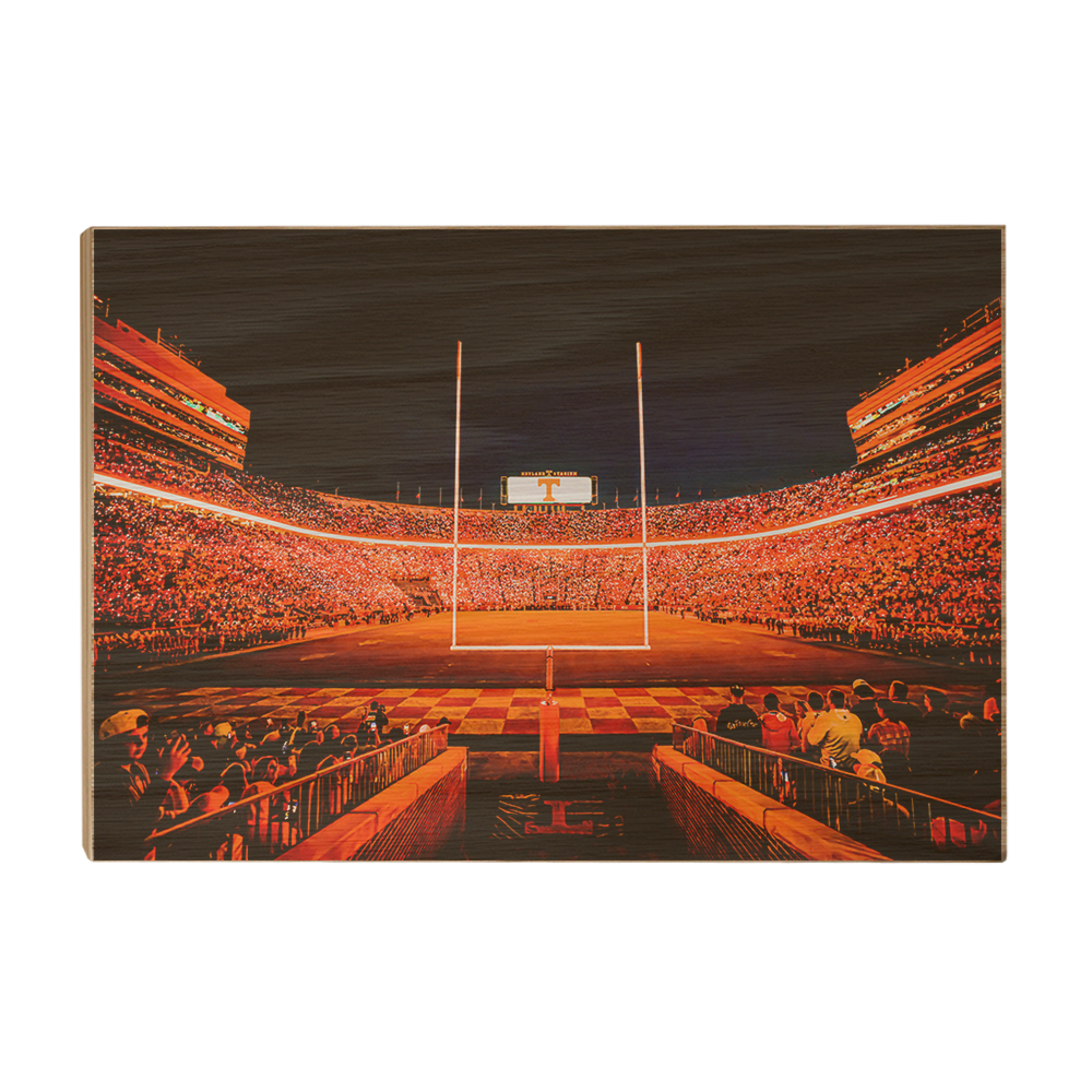 Tennessee Volunteers - Light Up Neyland - College Wall Art #Canvas