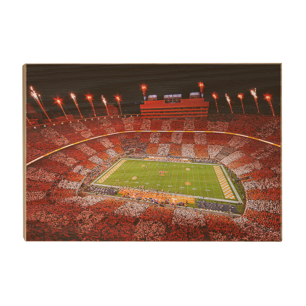 Tennessee Volunteers - Welcome To Checkerboard Neyland Stadium - College Wall Art #Canvas
