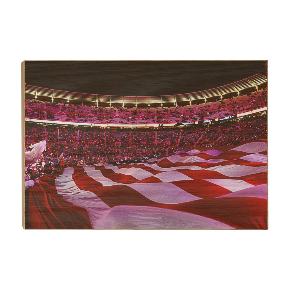 Tennessee Volunteers - Stars and Stripes - College Wall Art #Canvas