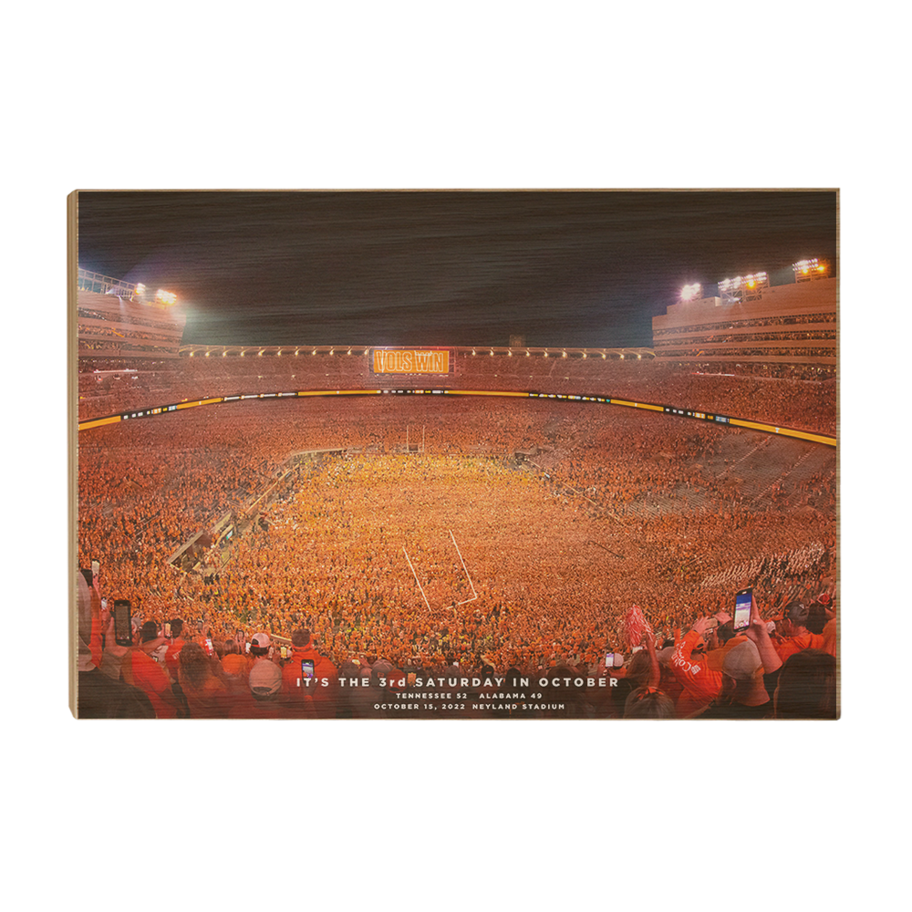 Tennessee Volunteers - Tennessee Storms the Field - College Wall Art #Canvas