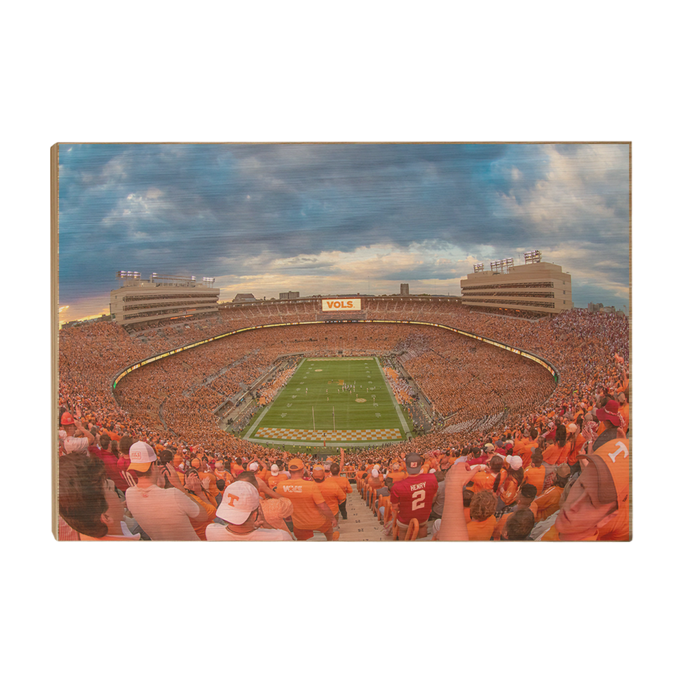 Tennessee Volunteers - Neyland Stadium Orange Out - College Wall Art #Canvas