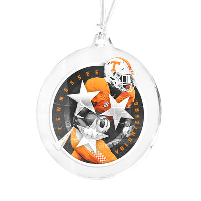 Tennessee Volunteers - Tri Star Volunteer Ornament & Bag Tag