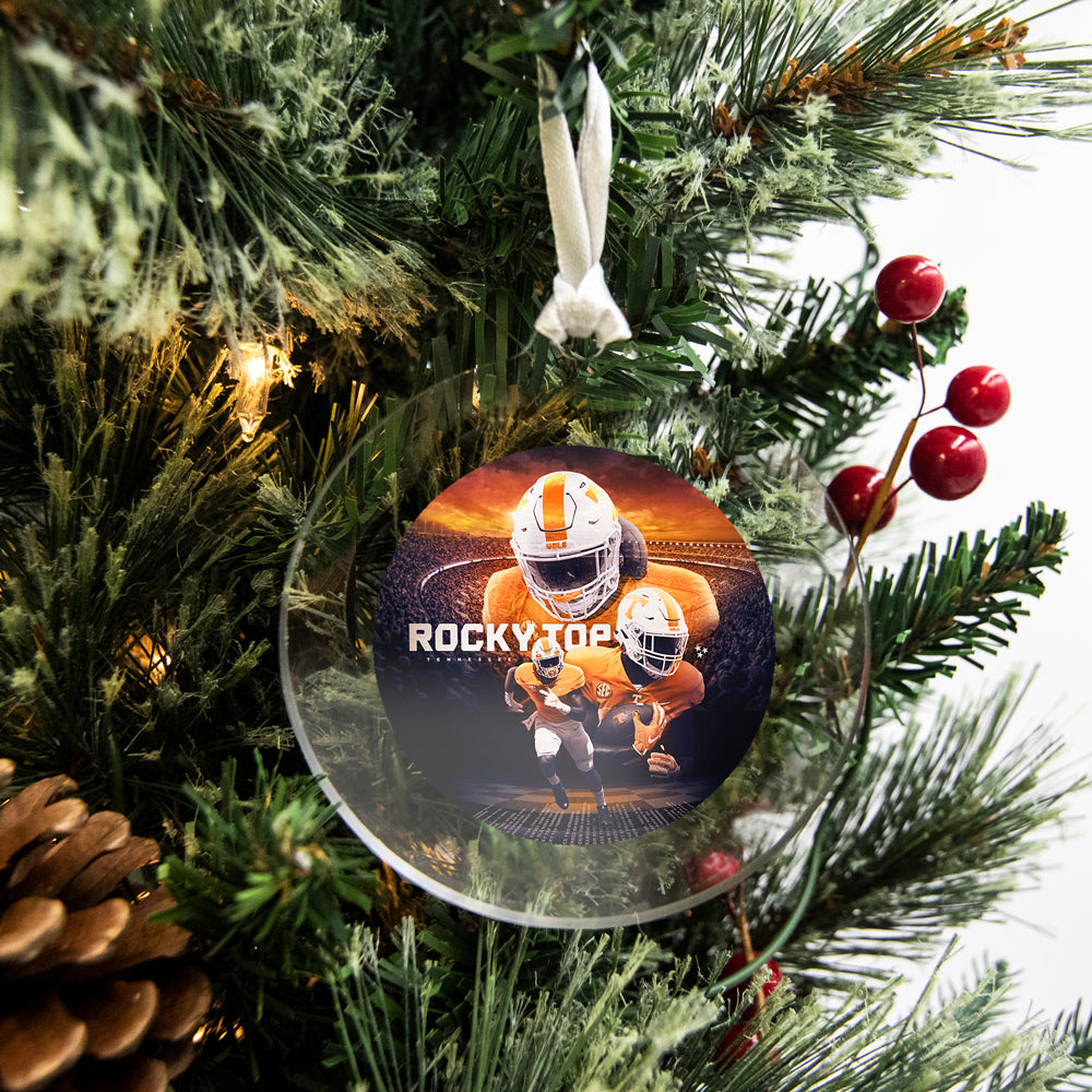 Tennessee Volunteers - Rocky Top Sunset Ornament & Bag Tag