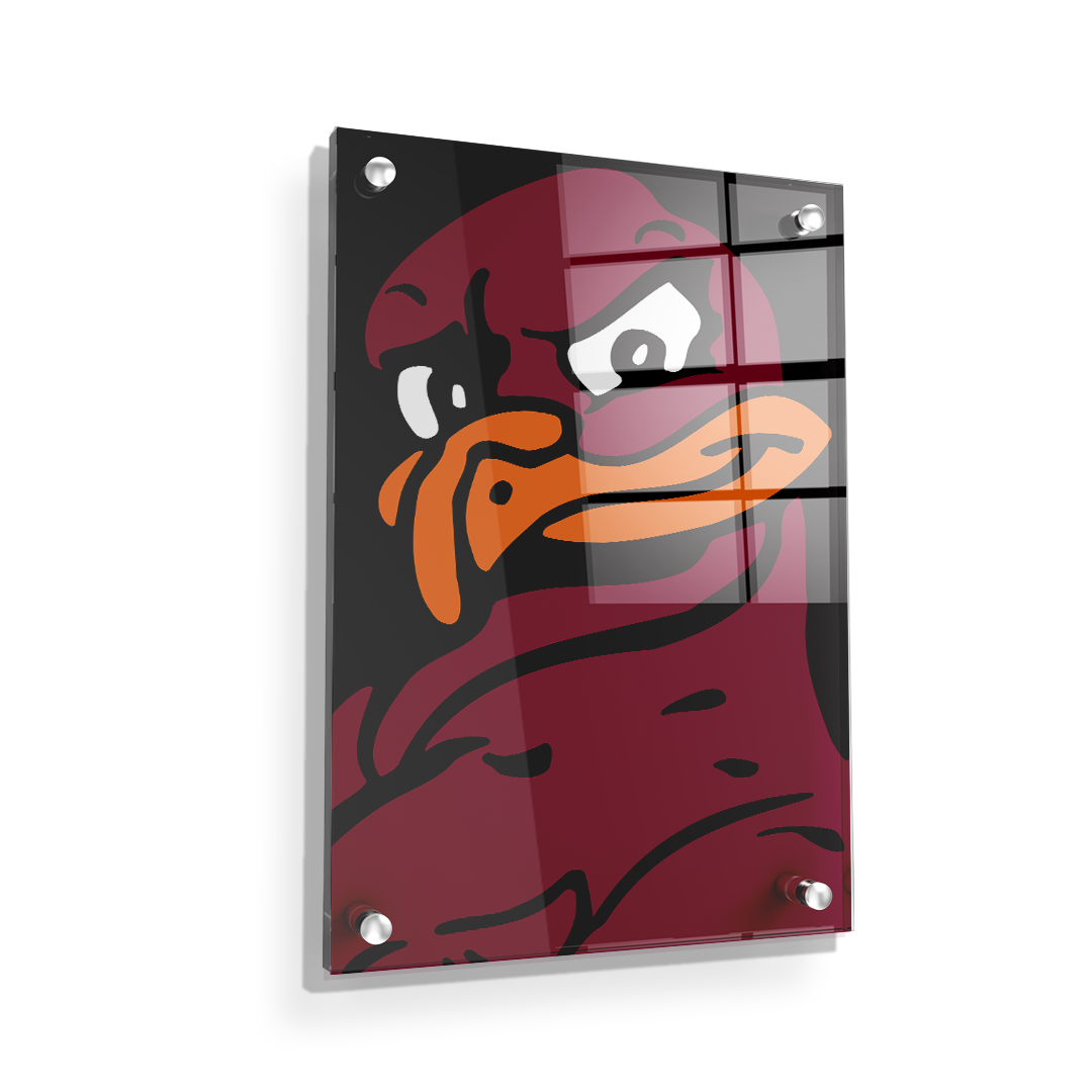 Virginia Tech Hokies - Hokie Bird - College Wall Art #Canvas