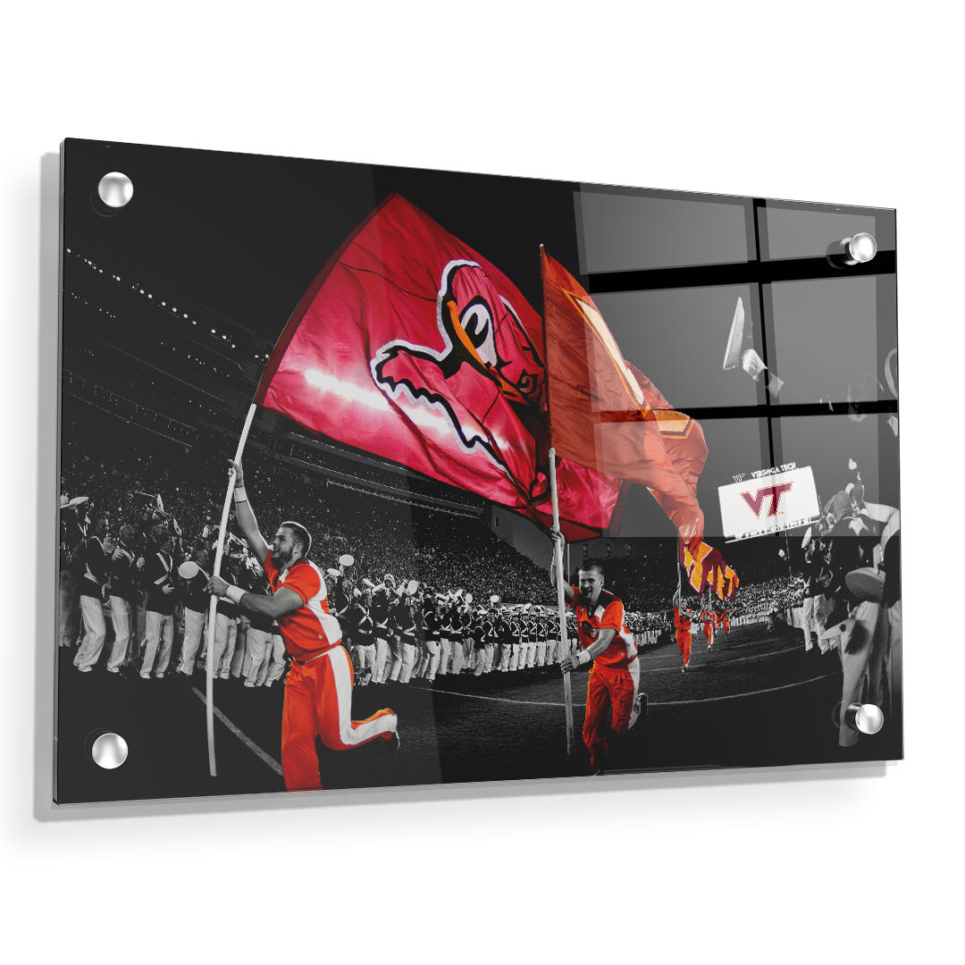 Virginia Tech Hokies - Enter Sandman - College Wall Art #Canvas