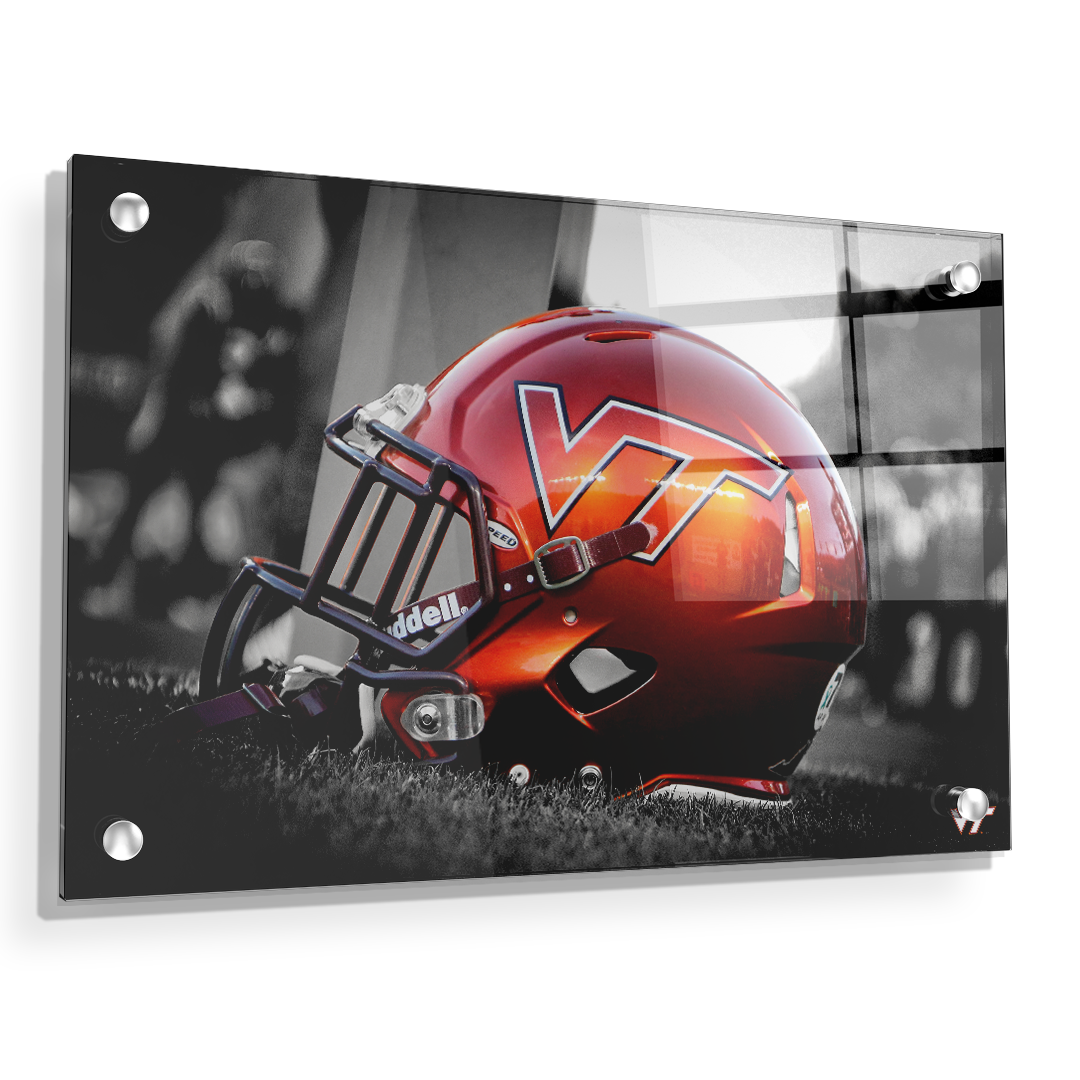 Virginia Tech Hokies - VT Helmet - College Wall Art #Canvas